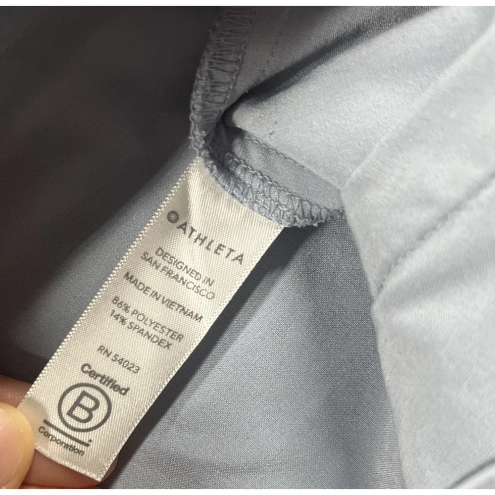 Athleta Pants Womens 4 Go Far Travel Jogger Cargo Stretch Zip Pockets Athleisure - Picture 3 of 13